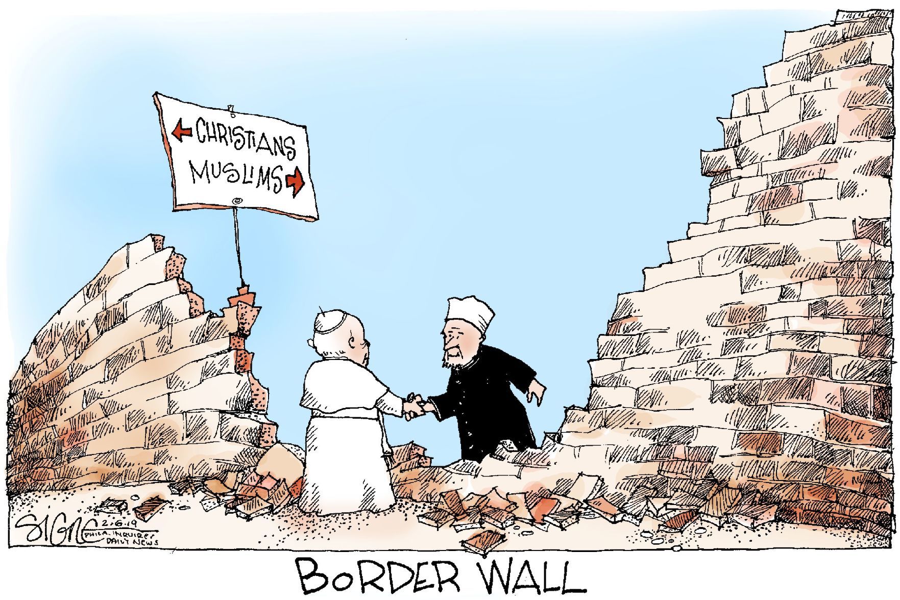 Signe Wilkinson cartoon